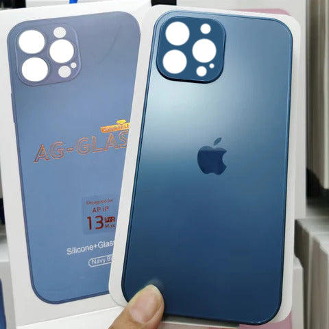 Orignal Glossy Premium Glass Back Case For iPhone 14 Pro Max