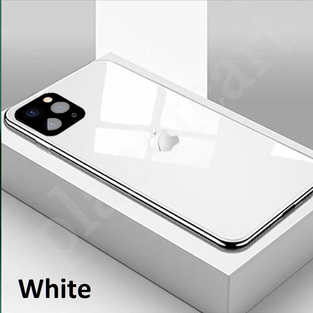 Special Edition Glossy Glass Silicone Soft Edge Case For iPhone 11 Pro Max