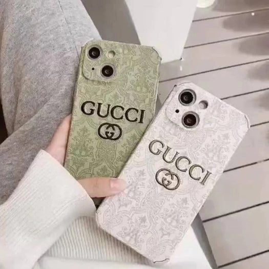 Premium Luxury Embroidery Back Case Cover For iPhone 13