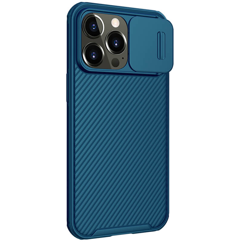 Nillkin Camshield Camera Protection Blue Back Case For iphone 13 Pro Max - planetcartonline