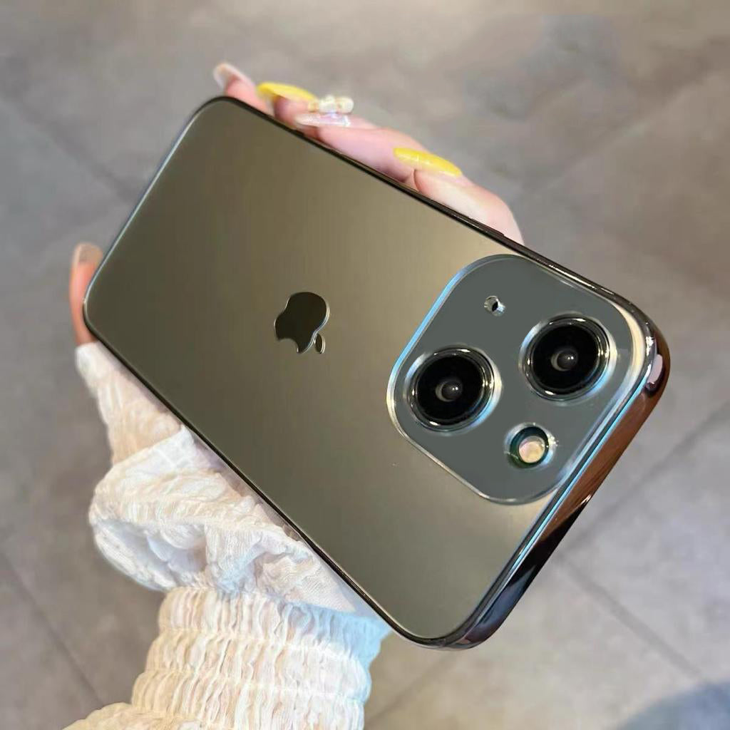 Orignal Glossy Premium Glass Back Case For iPhone 14