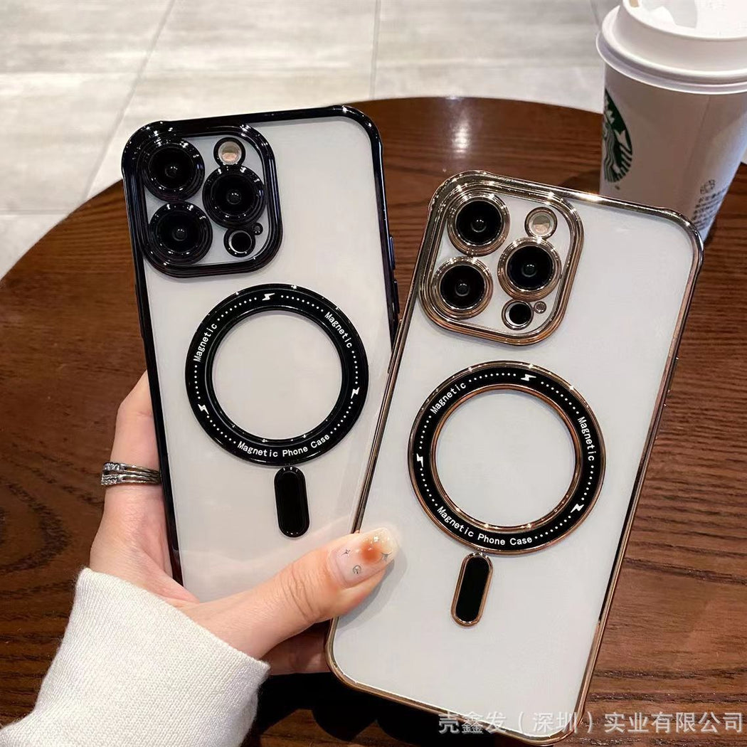 Premium Clear Poly-carbonate Case With Magsafe For iPhone 14 Pro Max