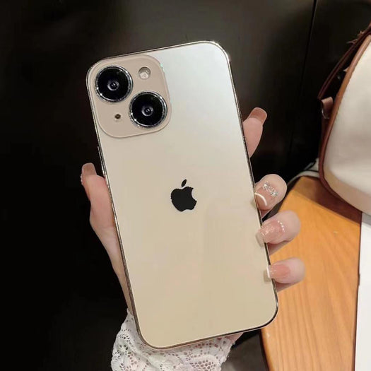 Orignal Glossy Premium Glass Back Case For iPhone 14