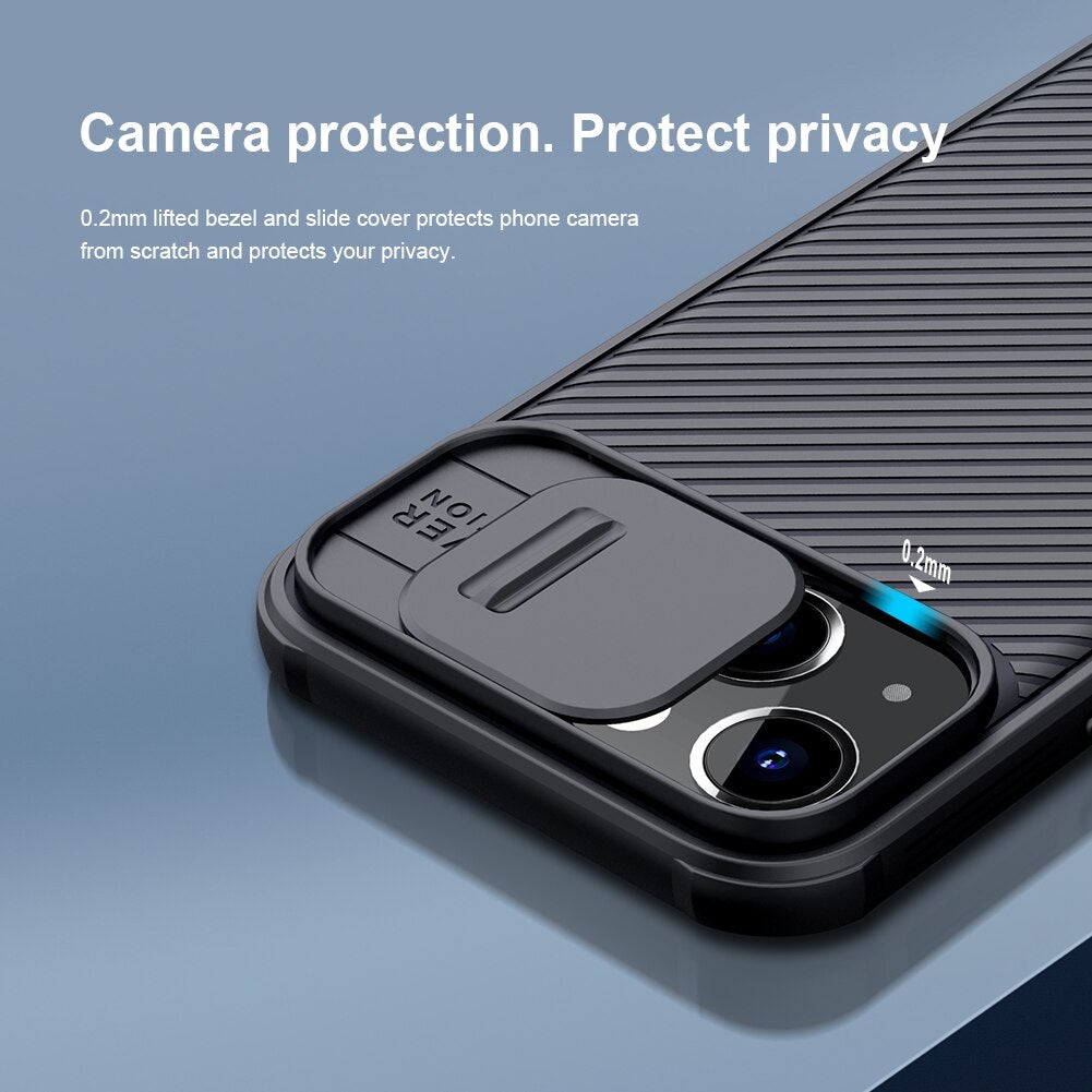 Nillkin Camshield Camera Protection Black Back Case For iphone 13 Pro Max - planetcartonline