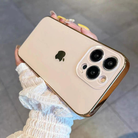 Orignal Glossy Premium Glass Back Case For iPhone