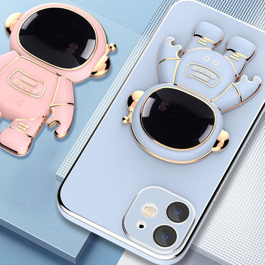 Astronaut Luxurious Gold Edge Back Case For iPhone 11 Pro Max