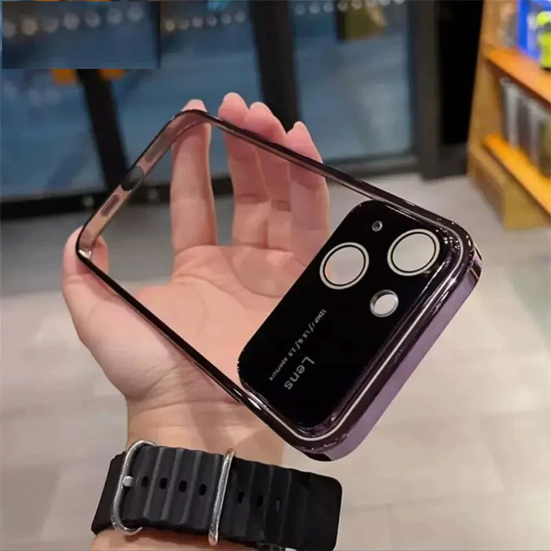 New Edition Smooth Luxury Lens Case For iPhone 14