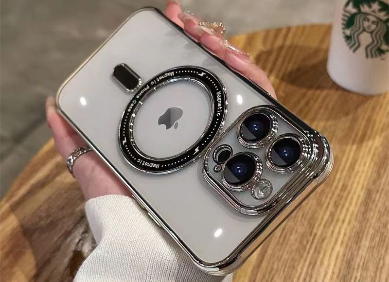 Premium Clear Poly-carbonate Case With Magsafe For iPhone 13 Pro