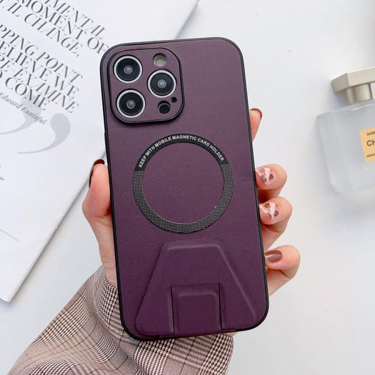 Luxury Leather Look Magsafe Case For iPhone 13 Pro