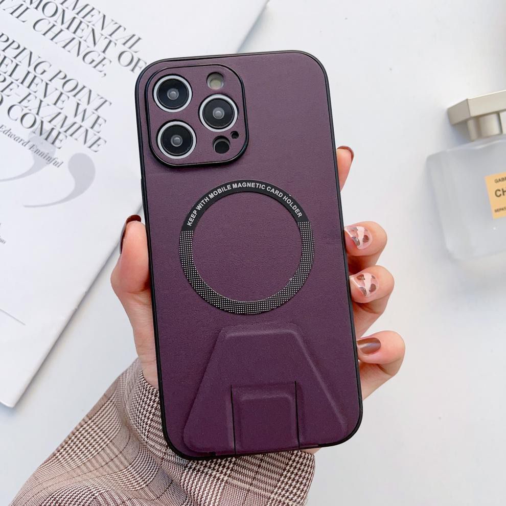 Luxury Leather Look Magsafe Case For iPhone 13 Pro