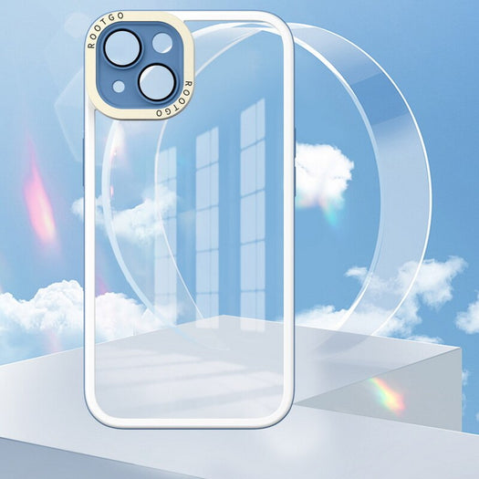 Root Transparent Polycarbonate Back Case Cover for iPhone