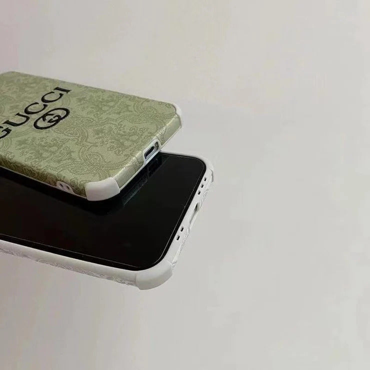 Premium Luxury Embroidery Back Case Cover For iPhone 13 Pro Max