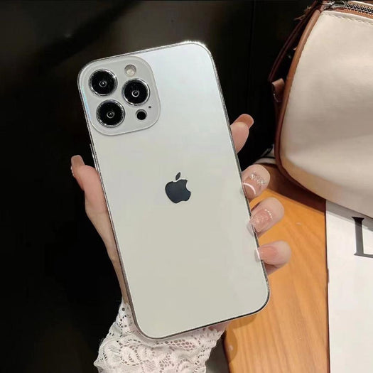 Orignal Glossy Premium Glass Back Case For iPhone 14 Pro Max