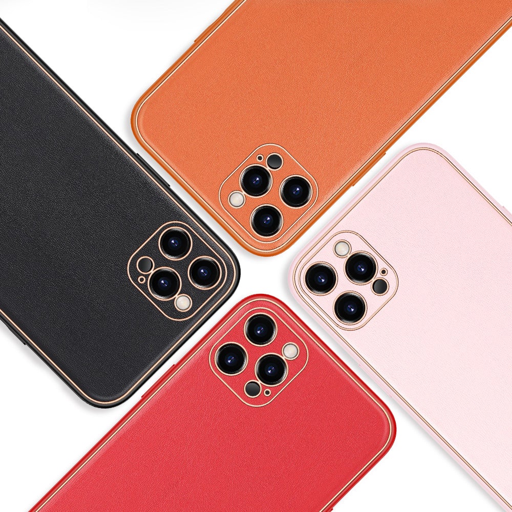 Swag Leather Textured Silicon Case For iPhone 12 Pro Max