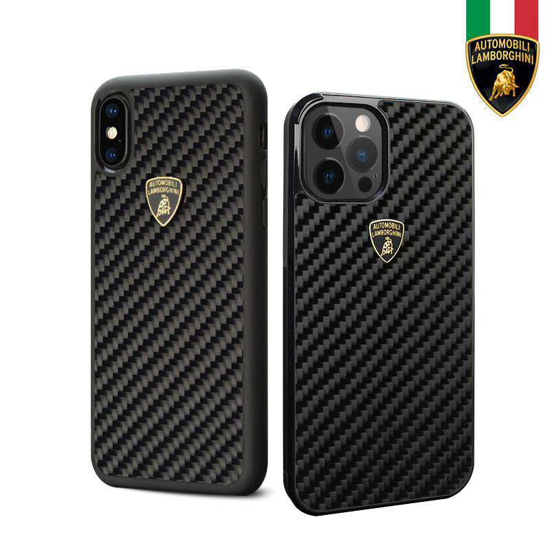 Elemento D3 Genuine Carbon Fiber Lamborghini Case for Apple iPhone 12