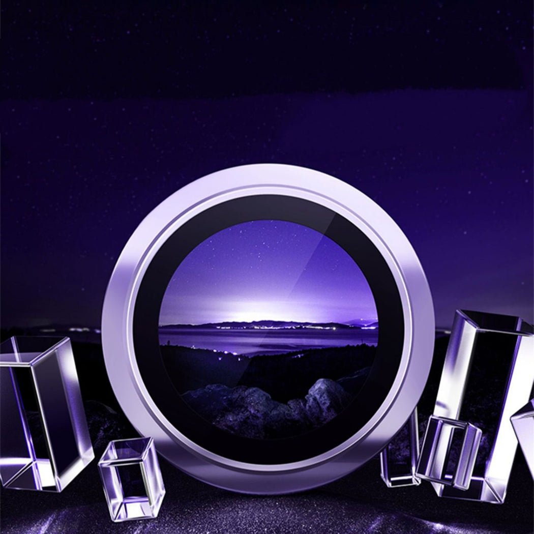 Ring Metal Camera Lens Protector Glass For iPhone 14 Pro Max