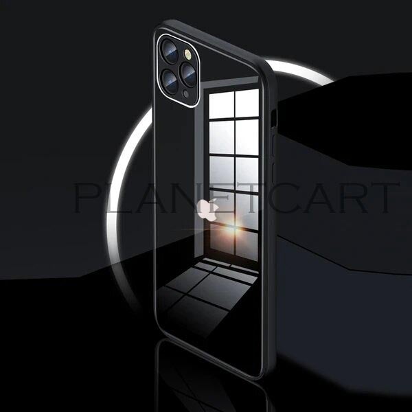 Special Edition Glossy Silicone Soft Edge Back Case with Camera Protection For iPhone 12