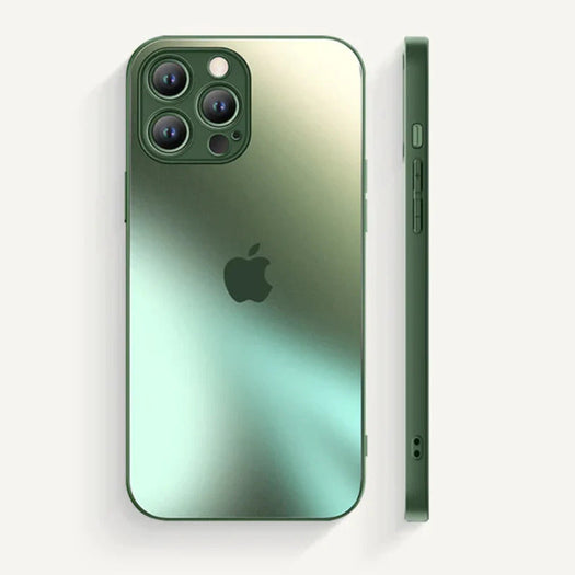 Orignal Glossy Premium Glass Back Case For iPhone 13 Pro