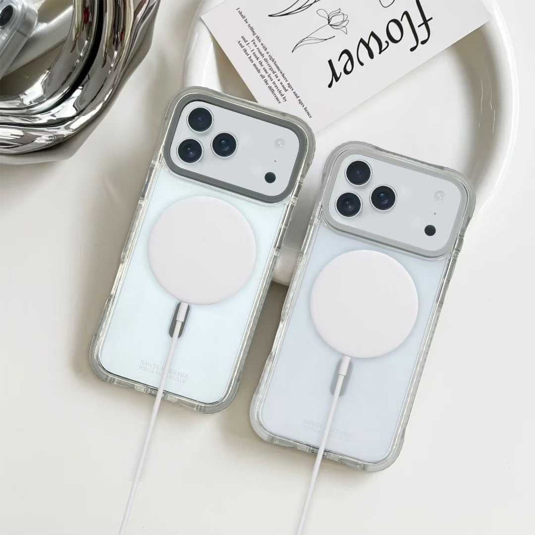 Anti Yellow Transparent Rebecca Santa Barbara Case For iPhone 17 Series