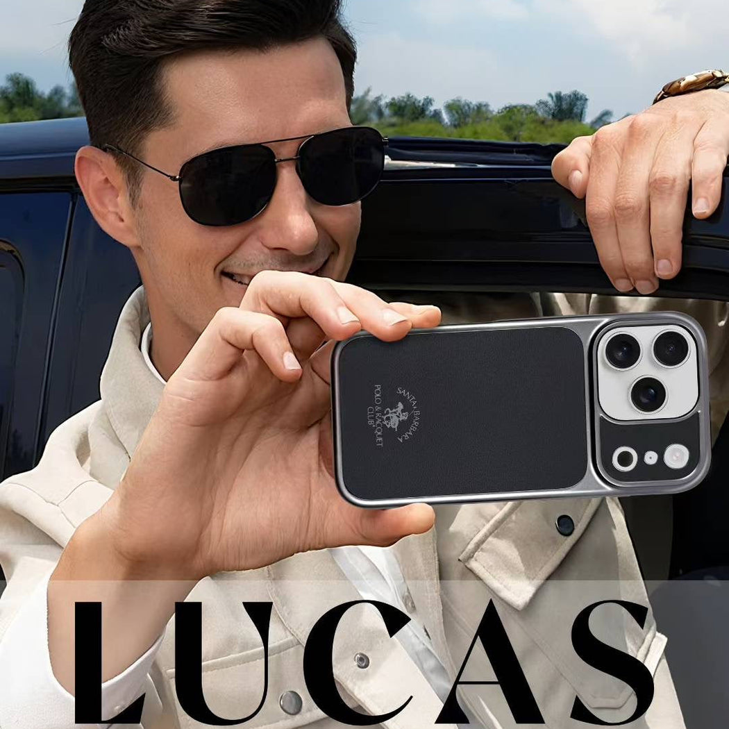 Mettalic Finish Lucas Santa Barbara Case For iPhone 17 Series