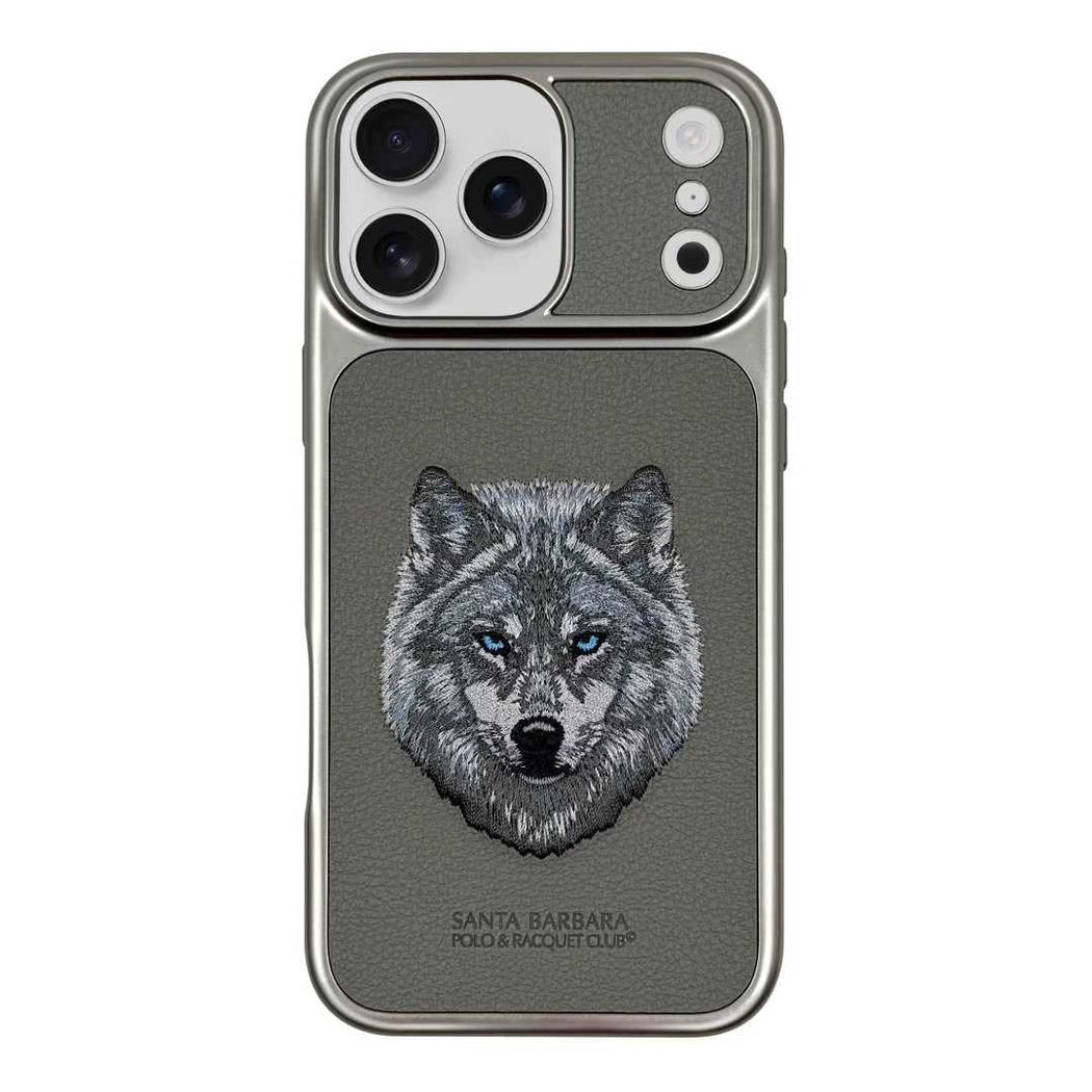 Wolf Emoidery Savanna Santa Barbara Case For iPhone 17 Series