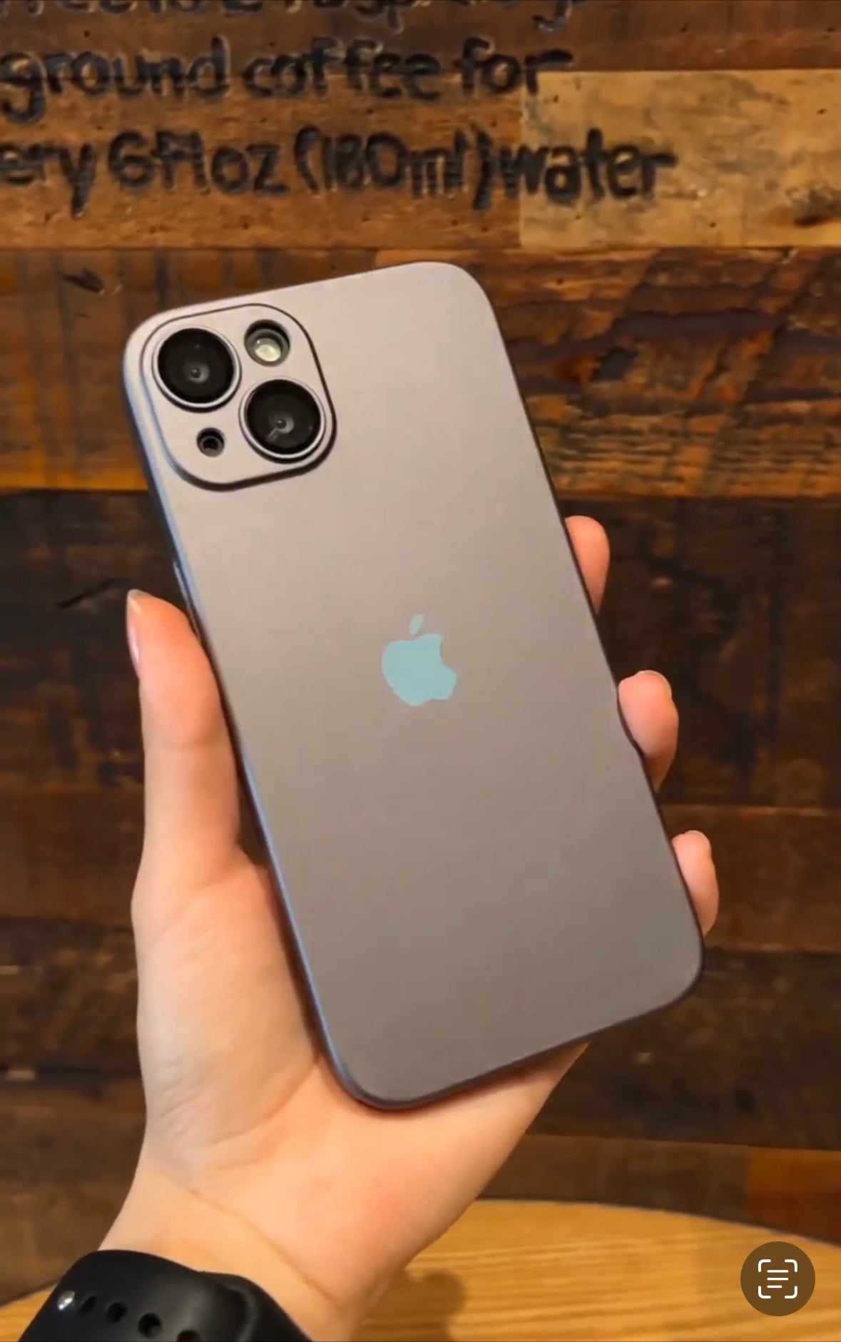 Luxurious Matte Thin Back Case With Shinning Logo For iPhone 14 Series