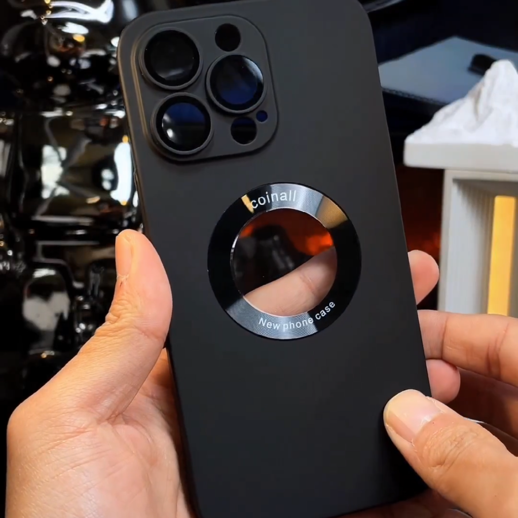 Luxury Matte Polycarbonate Logo Visiblility Case For iPhone 13 Pro Max