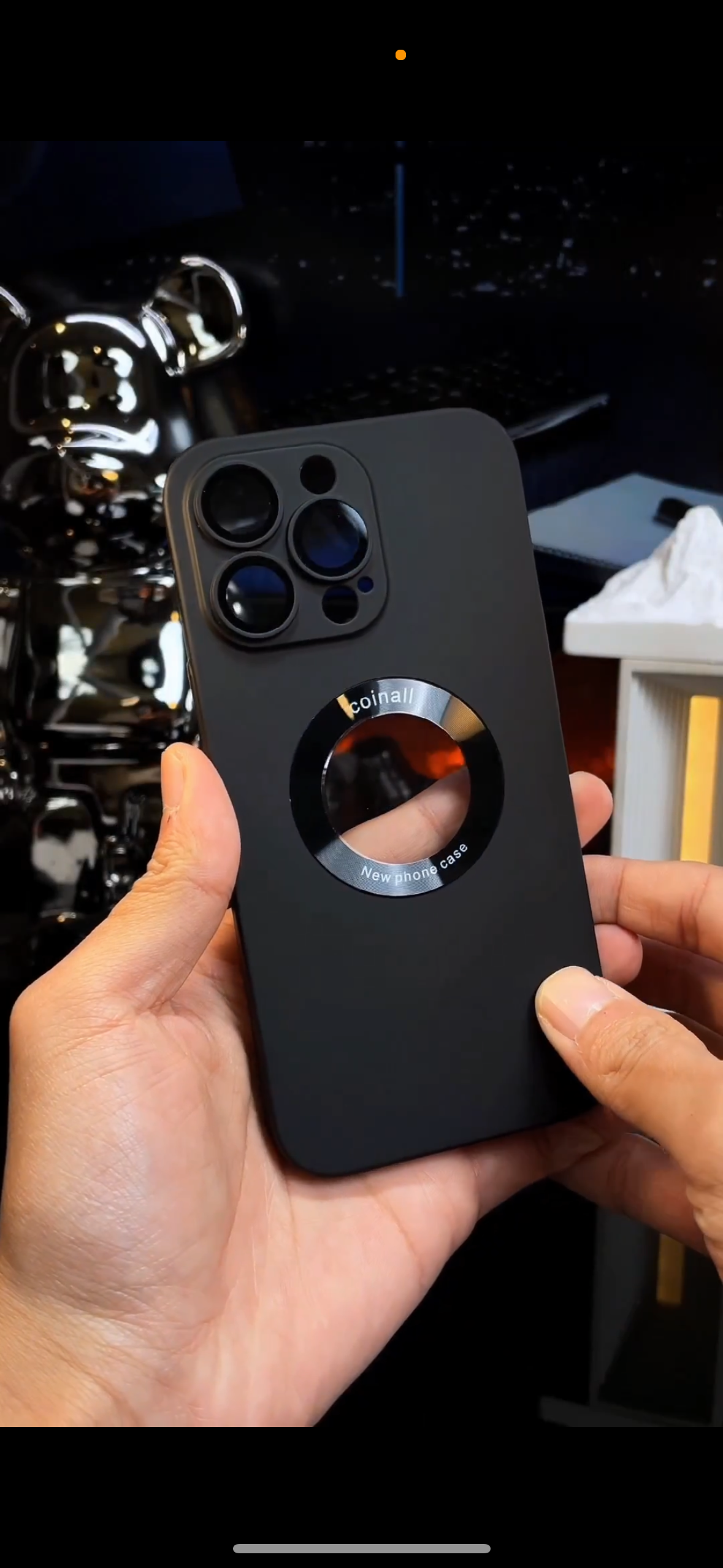 Luxury Matte Polycarbonate Logo Visiblility Case For iPhone 14 Pro