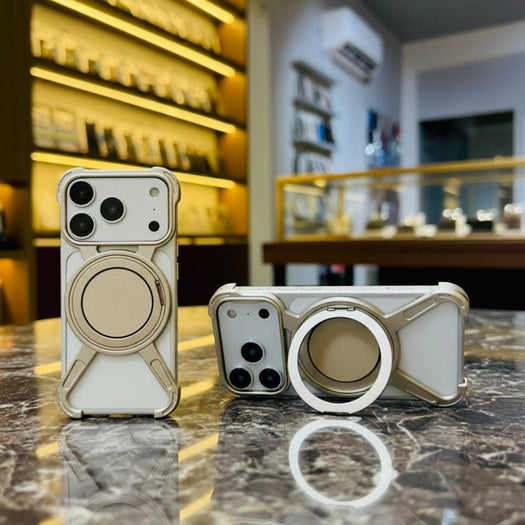 X Shape Metal Magsafe Bumper Case For iPhone 17 Series