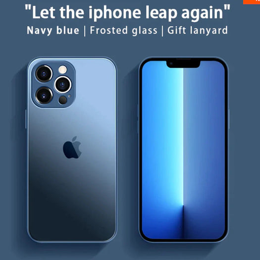 Orignal Glossy Premium Glass Back Case For iPhone