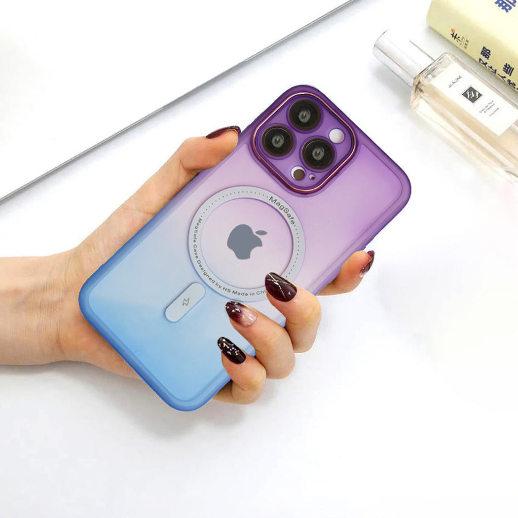 Premium Gradient Silicone Case With Magsafe For iPhone 13 Series