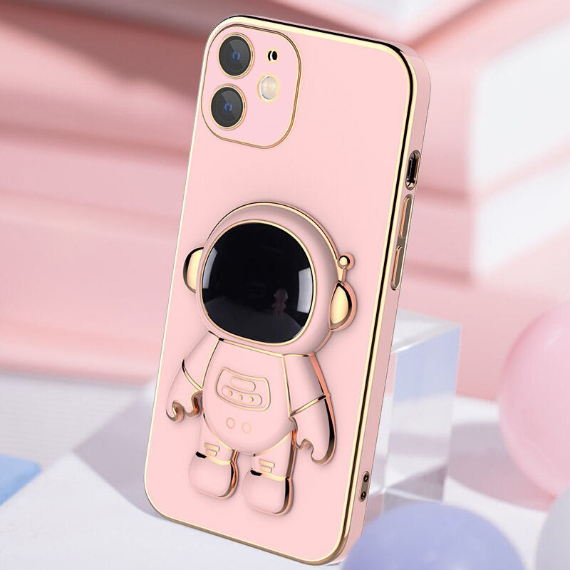 Astronaut Luxurious Gold Edge Back Case For iPhone 11 Pro Max