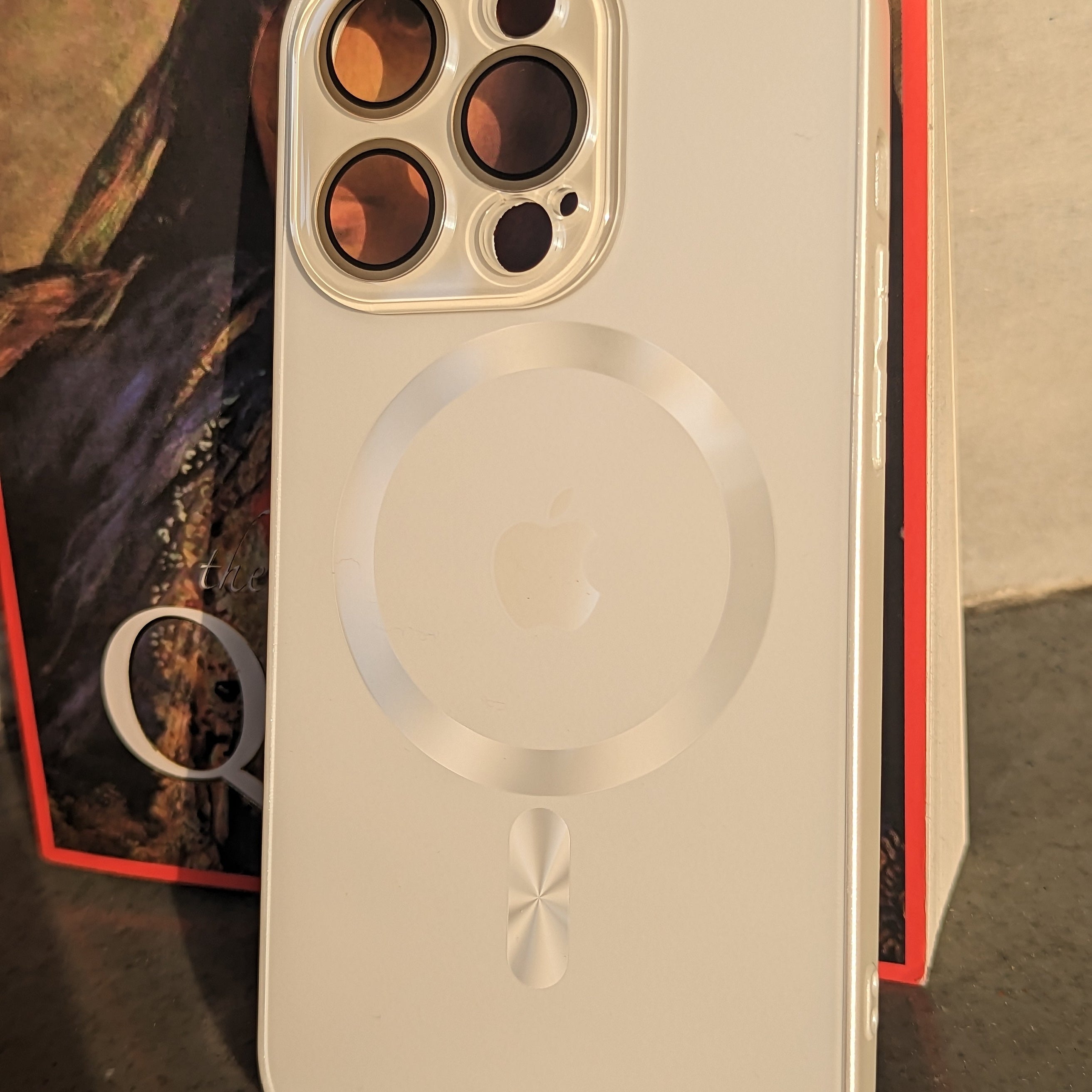 Glossy Electroplated Camera Lens Protection Magsafe Case For iPhone 14 Pro Max