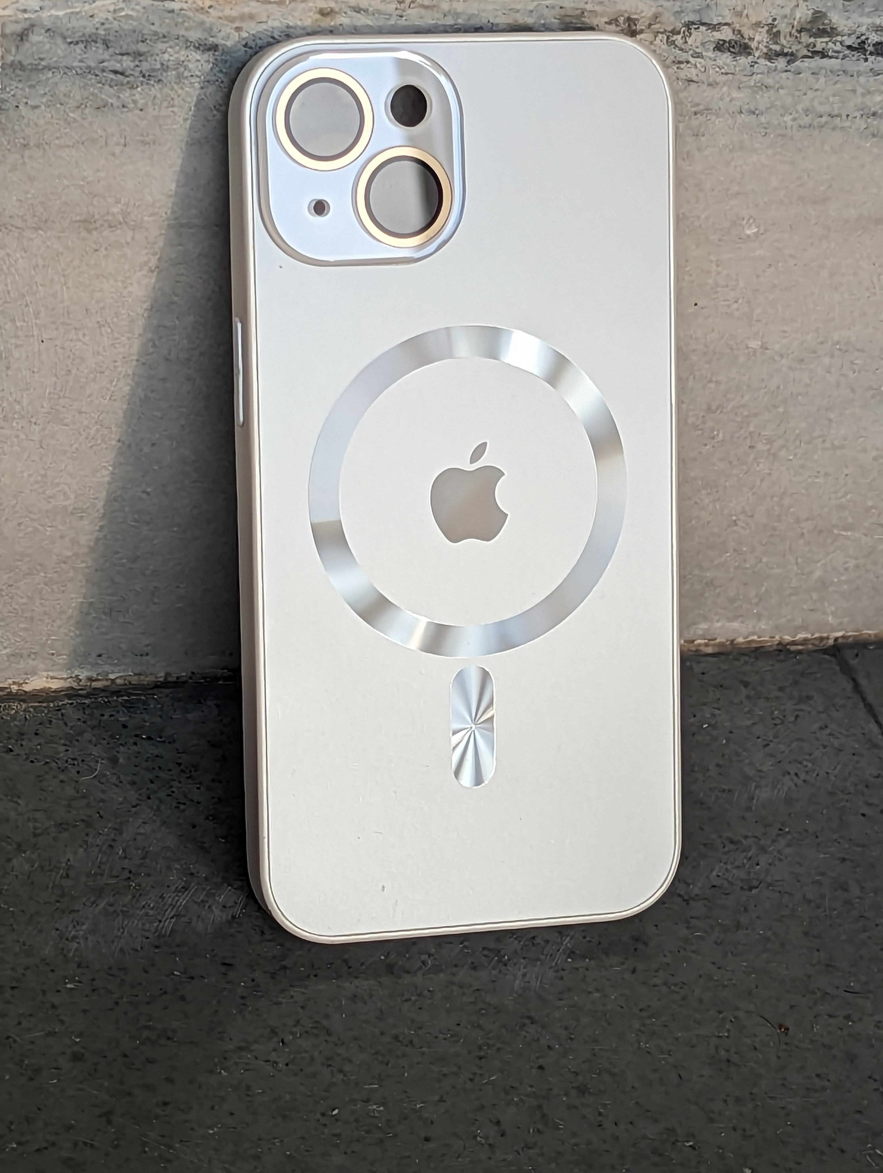 Glossy Electroplated Camera Lens Protection Magsafe Case For iPhone 14 Pro