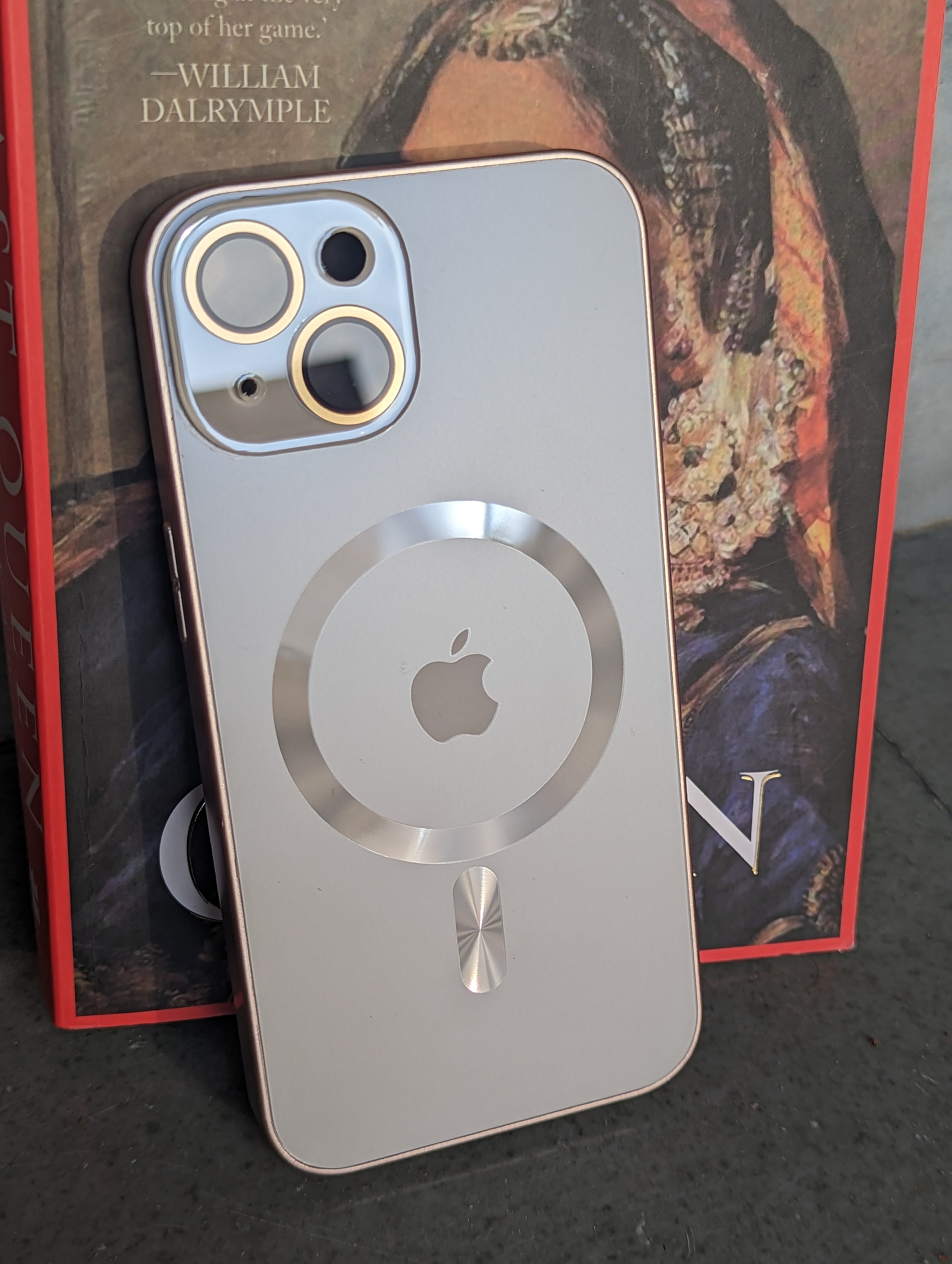 Glossy Electroplated Camera Lens Protection Magsafe Case For iPhone 13 Pro Max