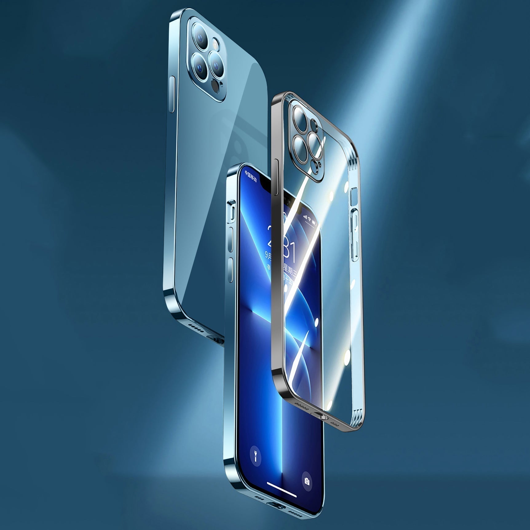 Luxury Square Silicon Clear Back Case With Camera Protection For iPhone 11 Pro - Premium Cases