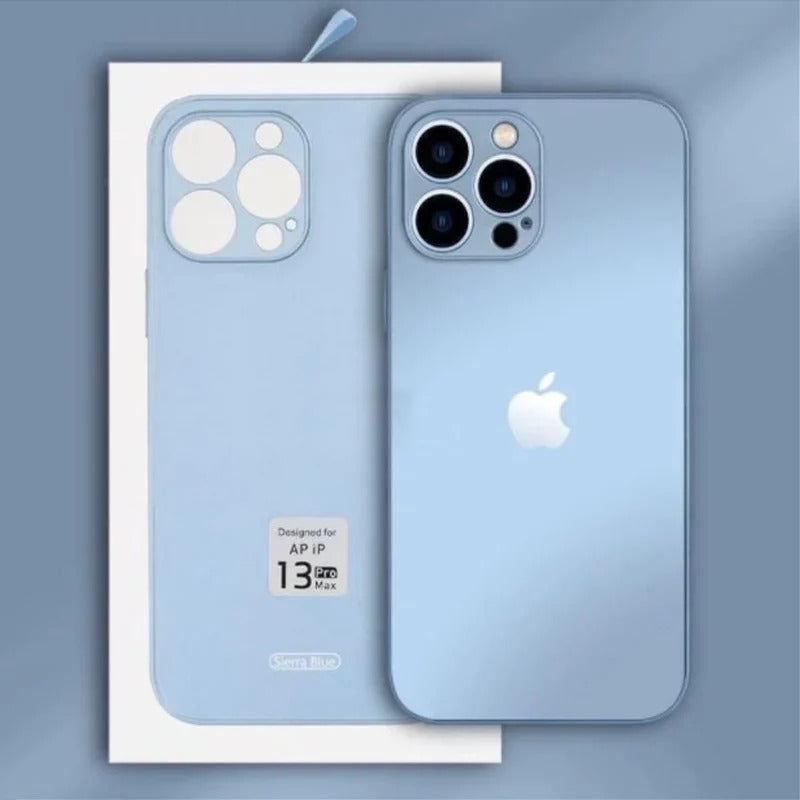 Orignal Glossy Premium Glass Back Case For iPhone 13 Pro