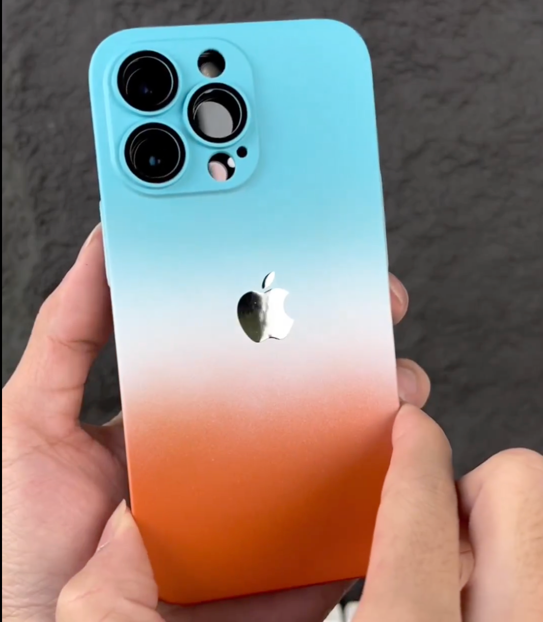 Premium Matte Polycarbonate Multicolour Case With Logo For iPhone 14 Series