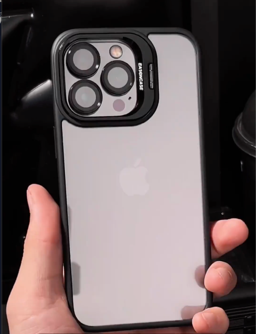 Camera Stand Case With Metal Rings For iPhone 14