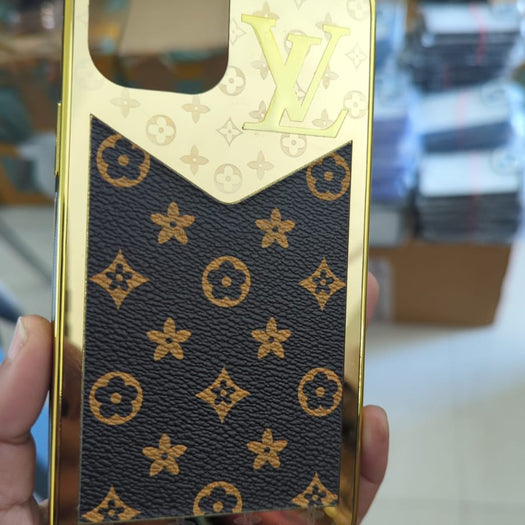 Premium Golden Luxury Back Case For iPhone 12 Pro Max