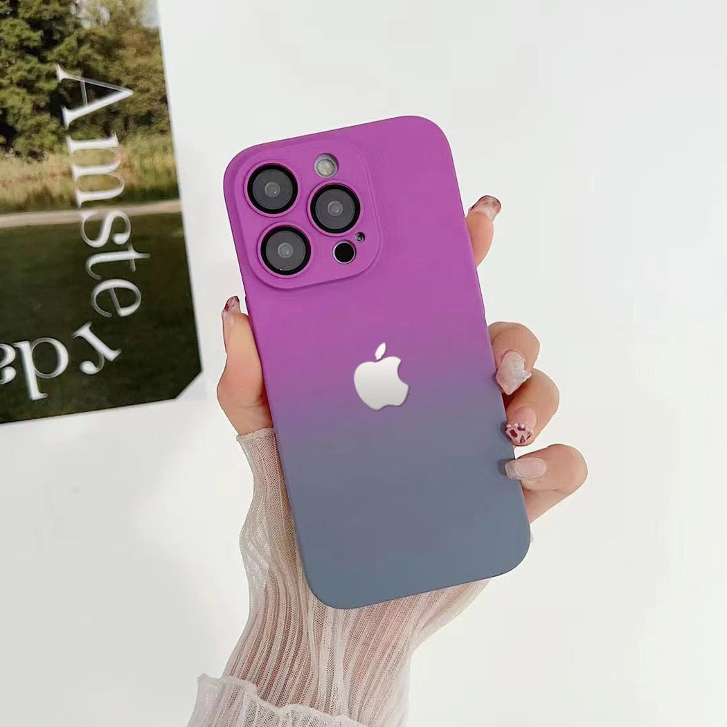 Premium Matte Polycarbonate Multicolour Case With Logo For iPhone 13 Pro Max