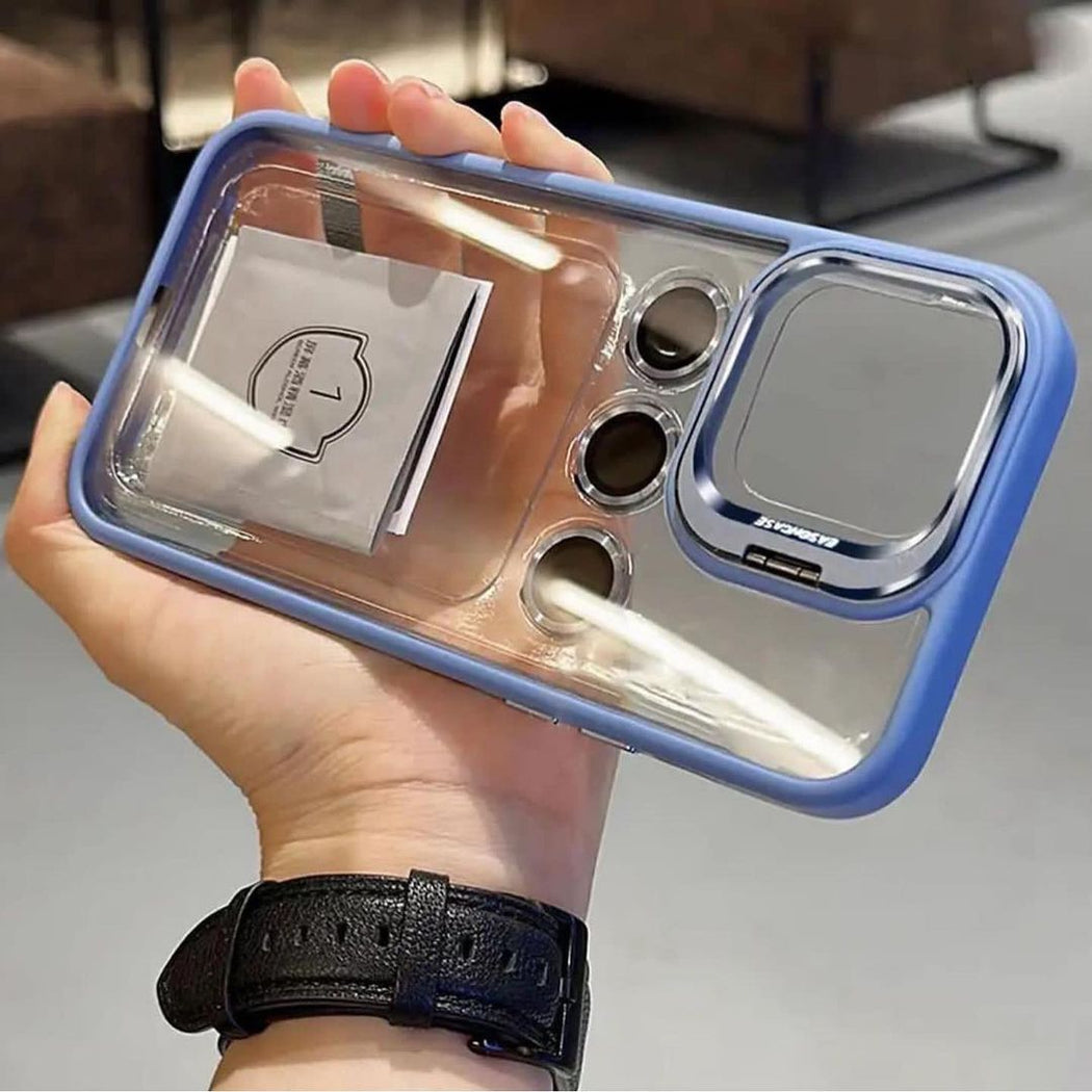 Camera Stand Case With Metal Rings For iPhone 14 Pro Max