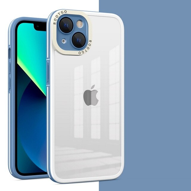 Root Transparent Polycarbonate Back Case Cover for iPhone