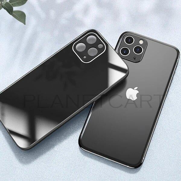 Special Edition Glossy Silicone Soft Edge Back Case with Camera Protection For iPhone 11 Pro Max