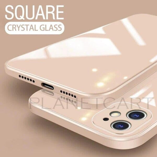 Special Edition Glossy Silicone Soft Edge Back Case with Camera Protection For iPhone 12 Pro