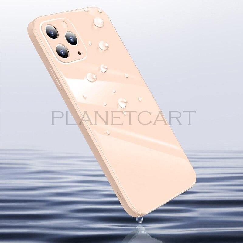 Special Edition Glossy Silicone Soft Edge Back Case with Camera Protection For iPhone 11 Pro Max