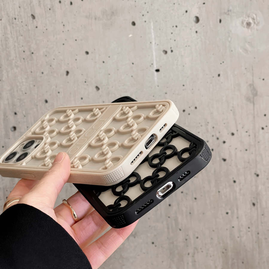 Premium Luxury 3D Carved Design Back Case Cover for iPhone 12