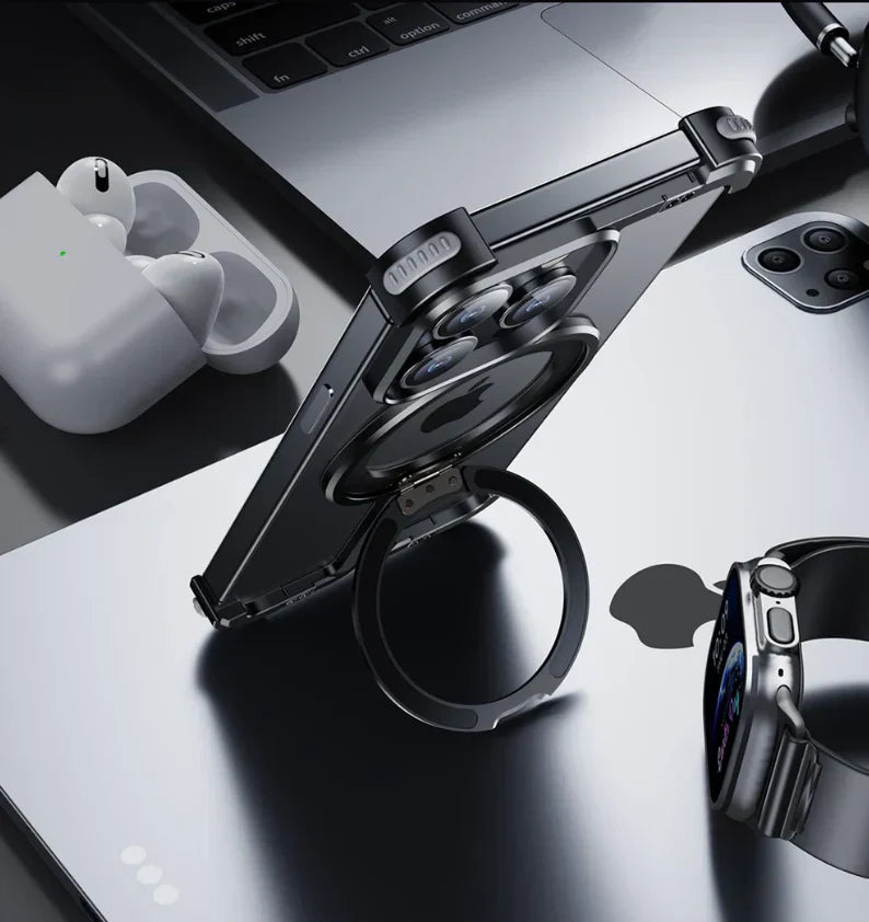 Metal Magsafe Frameless Bumper Case For iPhone 16 Series