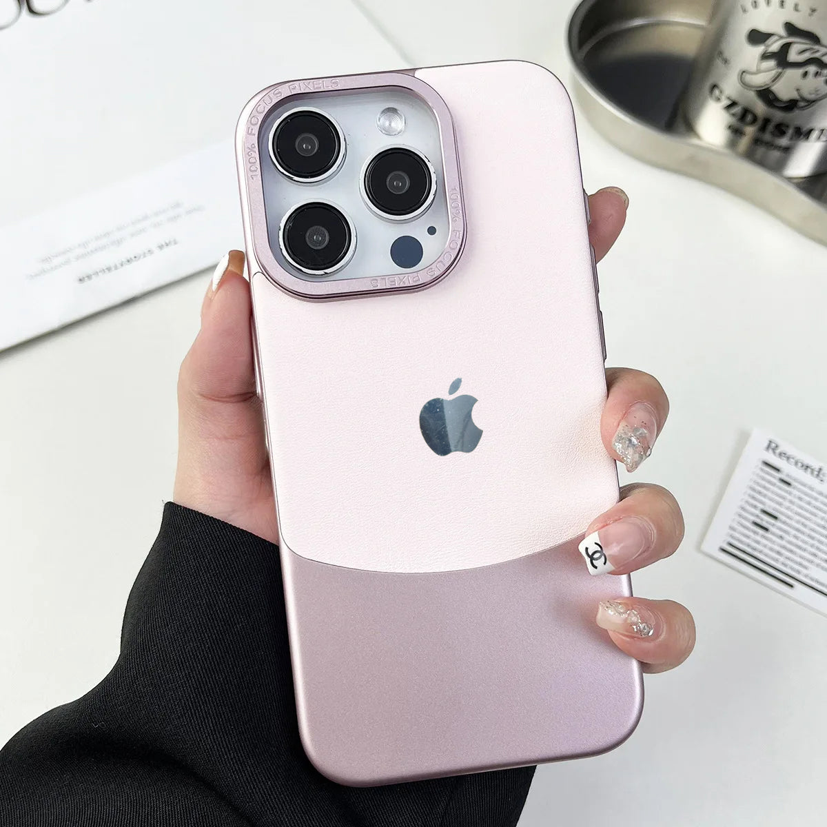 Premium Leather and Polycarbonate Case For iPhone 14 Plus