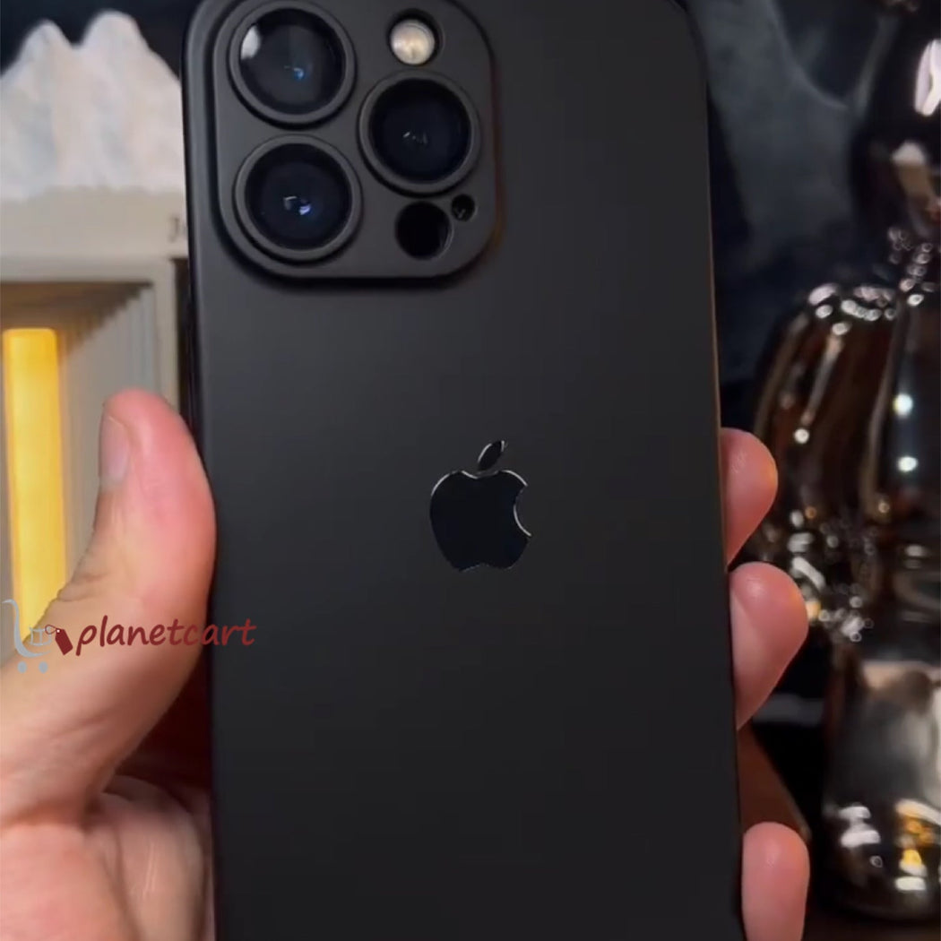 Luxurious Matte Thin Back Case With Shinning Logo For iPhone 14 Plus